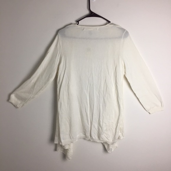 Max Studio Shrug White Size Large - Picture 13 of 16